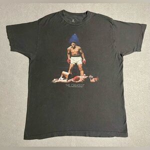 Ali Brand Muhammad Ali “The Greatest” Boxing Graphic T-Shirt Black Size Large